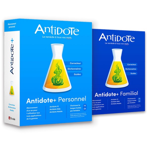 Antidote+ Personnel 12 / Antidote+ Familial 12